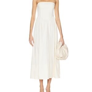 WeWoreWhat Strapless White Dress